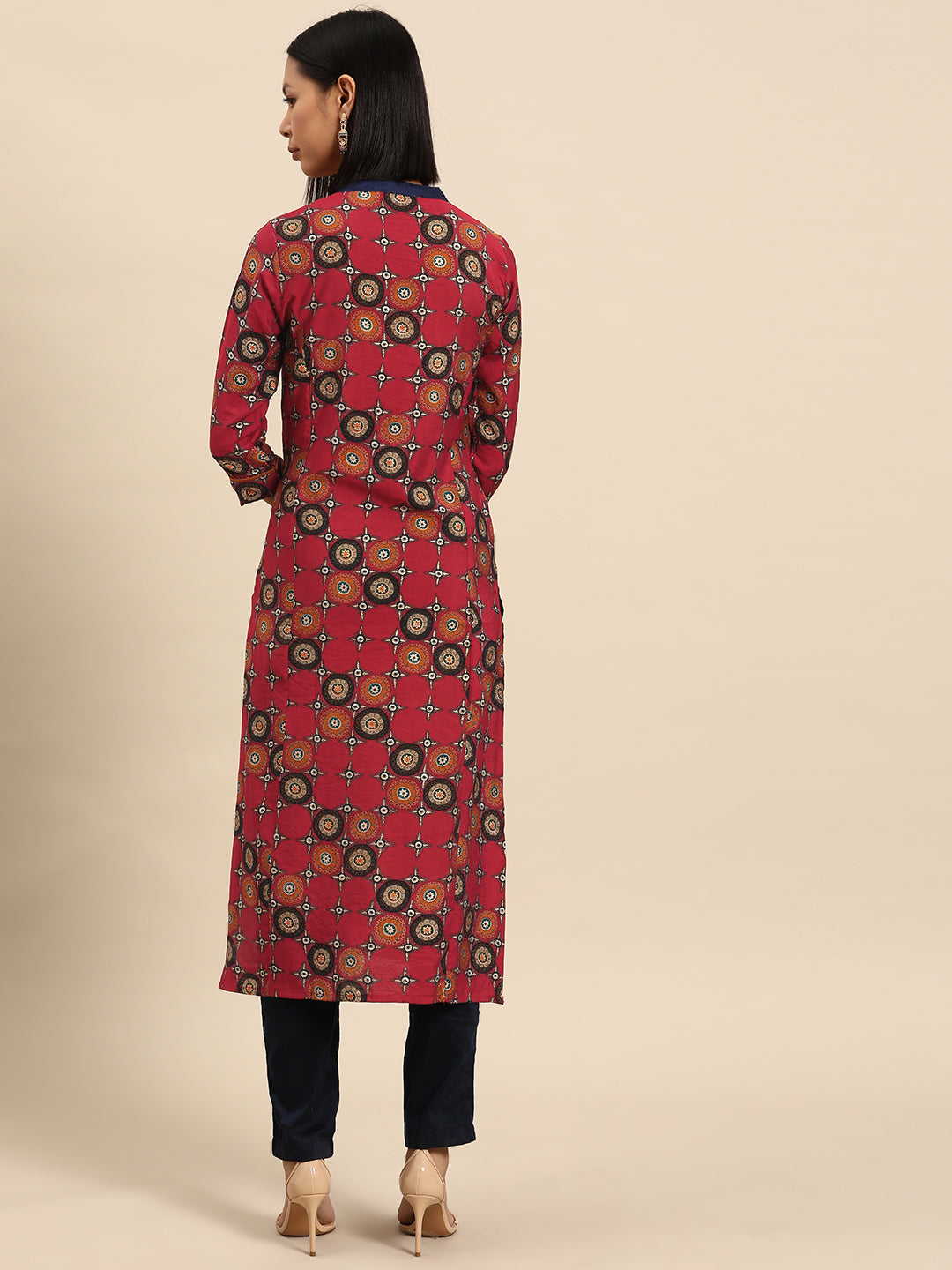 All about you Geometric Printed Indie Prints Kurta