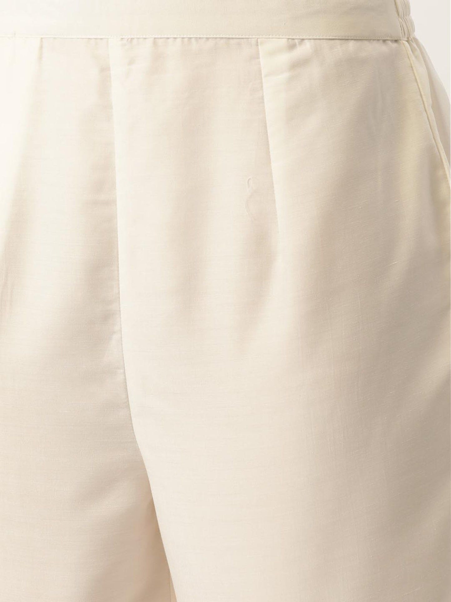 Heeposh Women's Straight Kurta with Organza Dupatta (Set of 3)