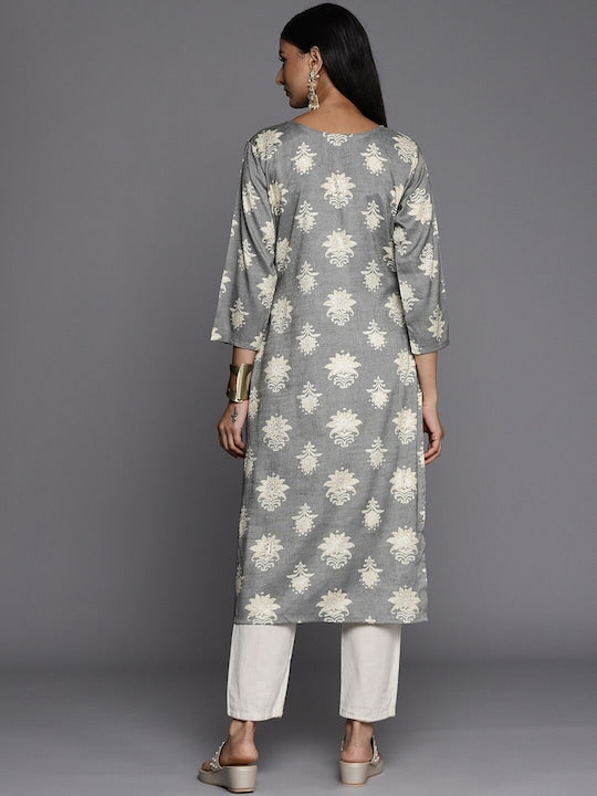 Varanga Women Ethnic Motifs Printed Block Print Kurta