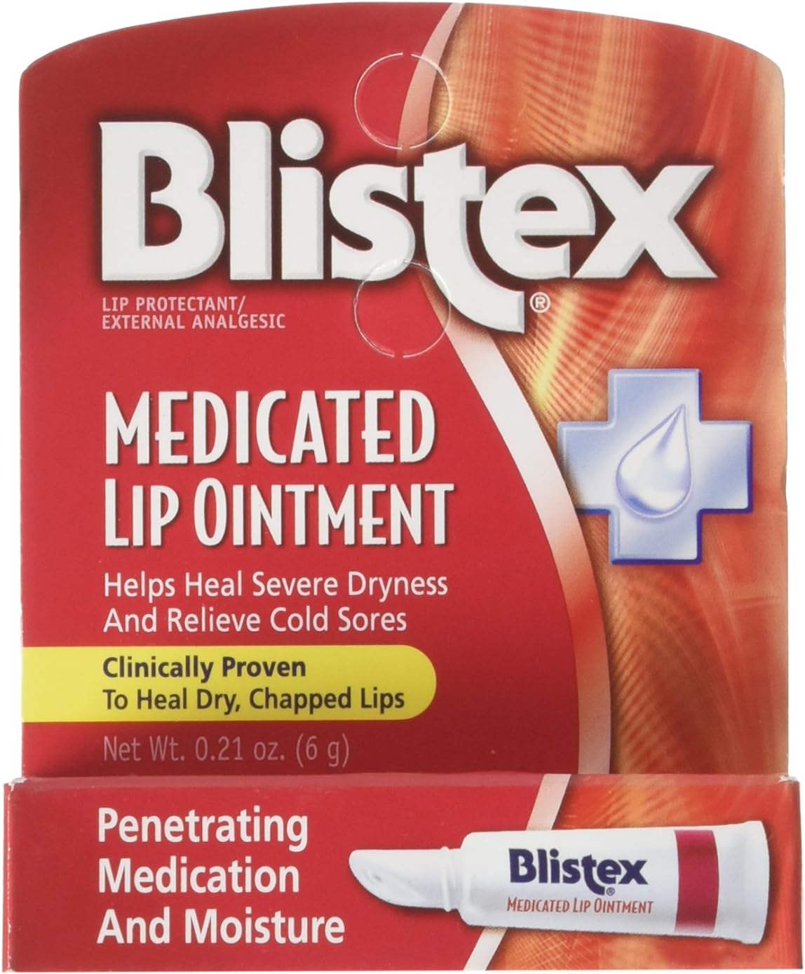 Blistex Medicated Lip Ointment 0.21 oz (Pack of 6)