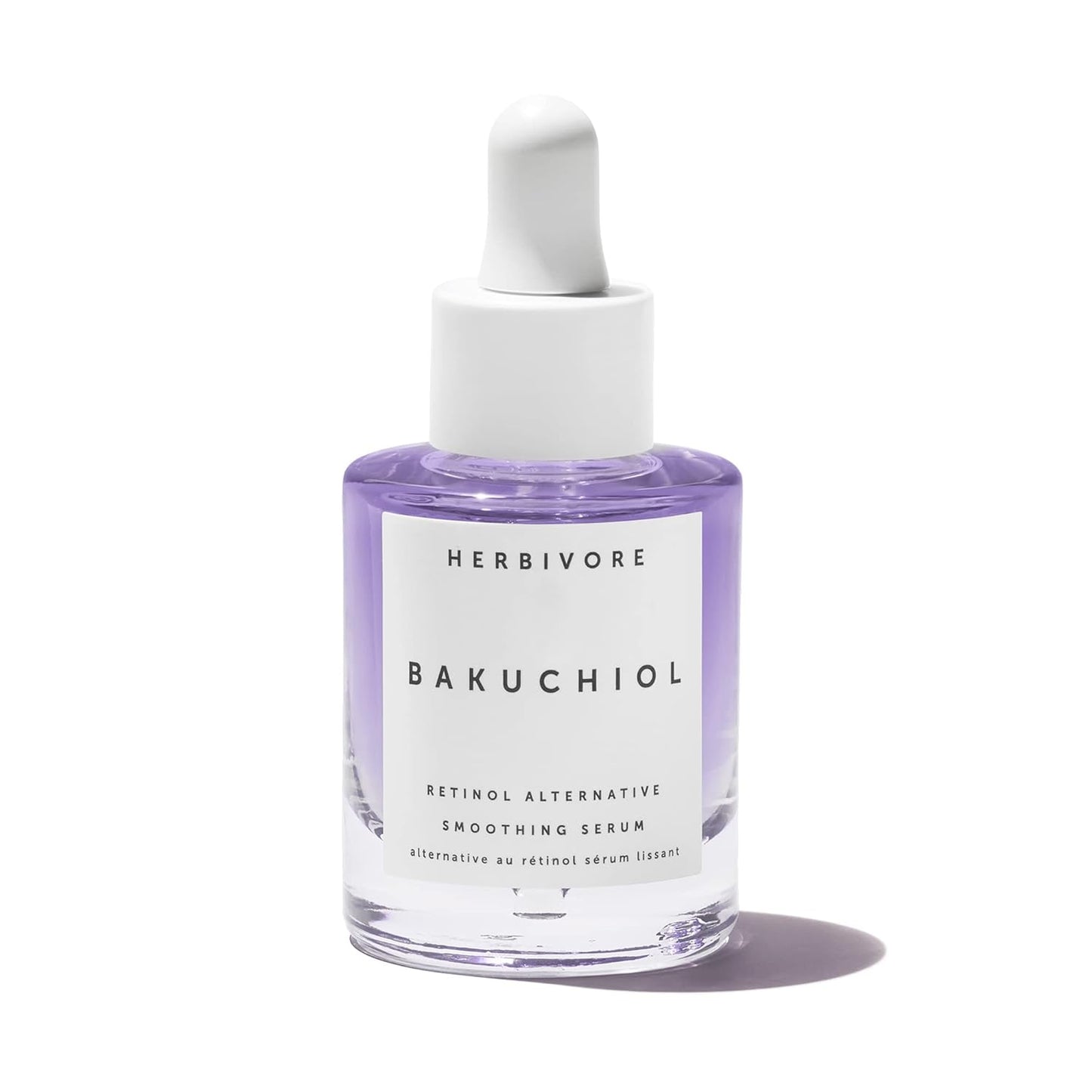 HERBIVORE Bakuchiol Retinol Alternative - Bakuchiol + Peptides, Smooths Skin, Reduces Fine Lines, Wrinkles & Puffiness, Plant-based, Vegan, Cruelty-free