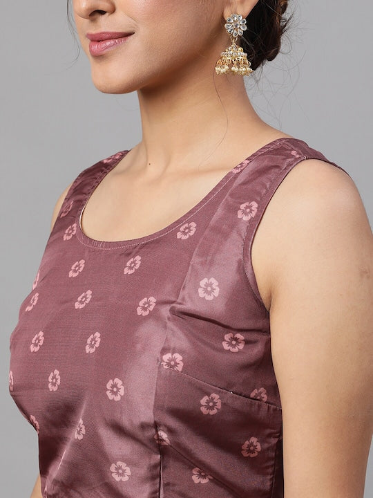 AKS Khari Printed Ready to Wear Lehenga & Blouse With Dupatta