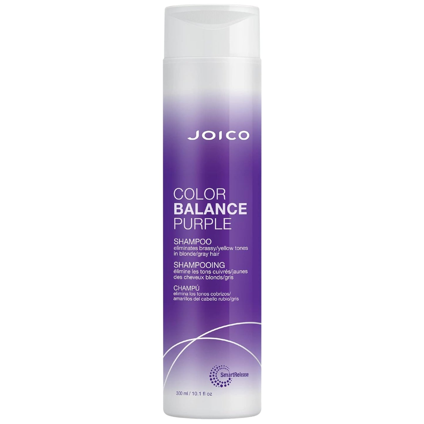 Joico Color Balance Purple Shampoo | For Cool Blonde or Gray Hair | Eliminate Brassy Yellow Tones | Boost Color Vibrancy & Shine | UV Protection | With Rosehip Oil & Green Tea Extract