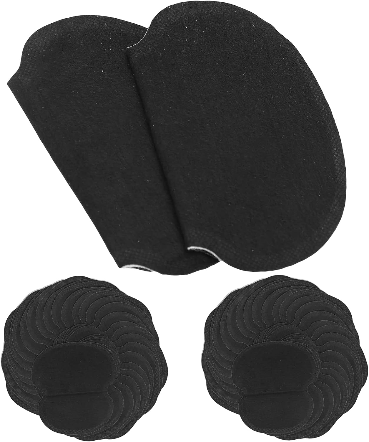 B000J09Vga,underarm sweat pads + Underarm Sweat Pads, 60pcs Black Armpit Pads Free Protection Super-Thin NonWoven Fabric Comfortable for Women and Men Non_Woven Dress Clothing