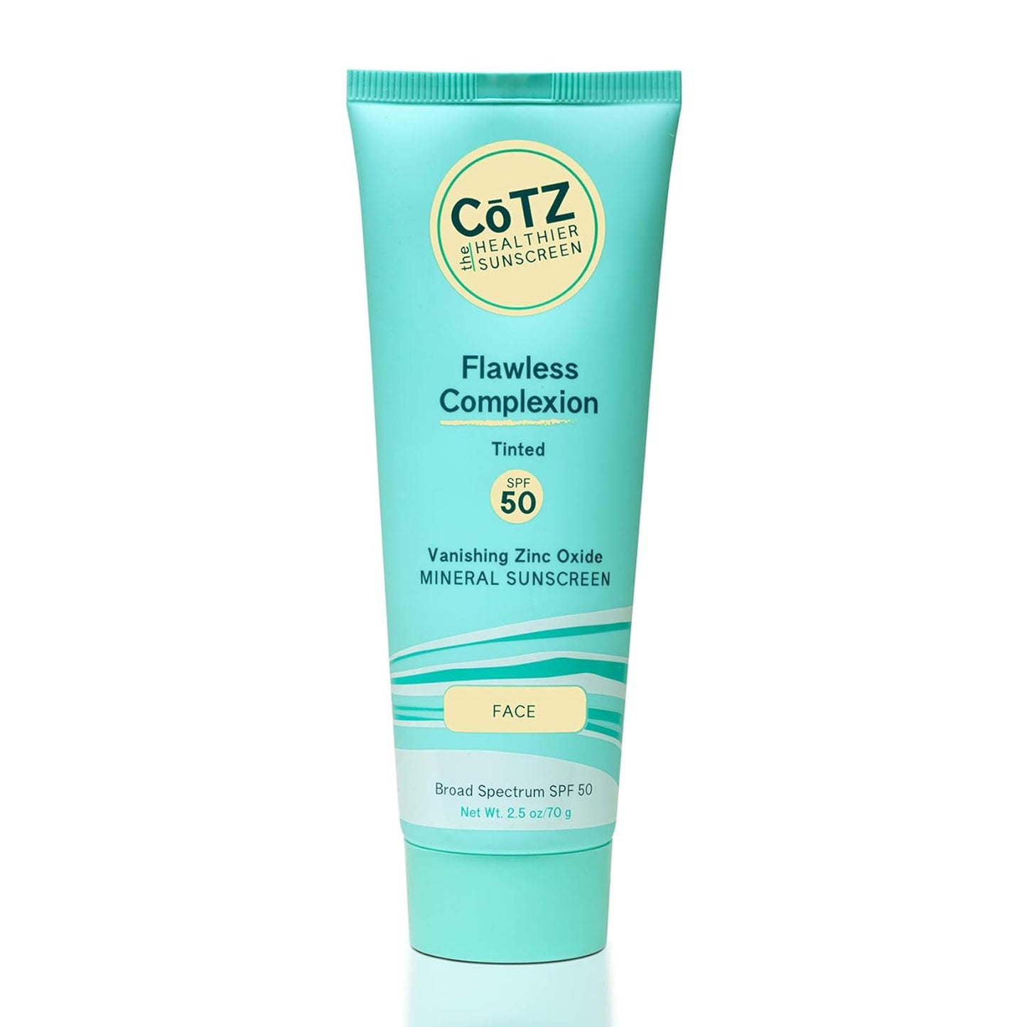C_TZ Flawless Complexion Tinted Facial Mineral Sunscreen Broad Spectrum SPF 50; 2.5 oz / 70 g