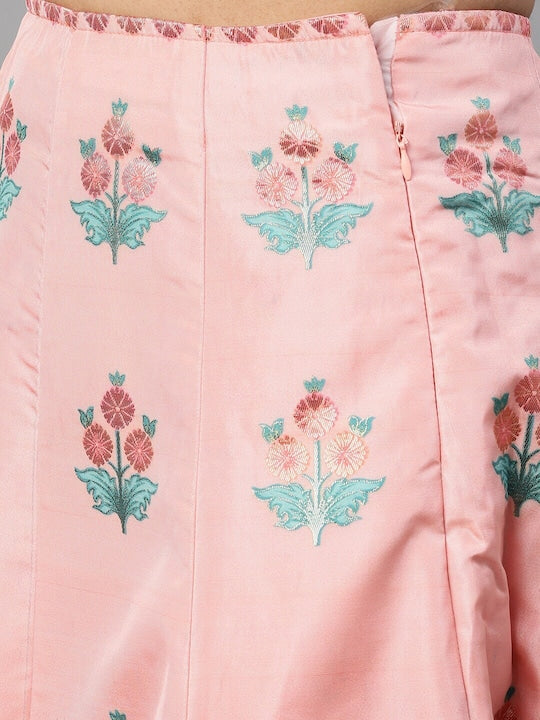 AKS Khari Printed Ready to Wear Lehenga & Blouse With Dupatta