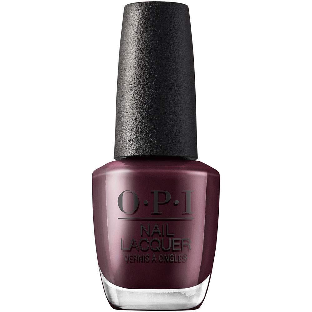 OPI Nail Lacquer, Complimentary Wine, Red Nail Polish, Milan Collection, 0.5 fl oz