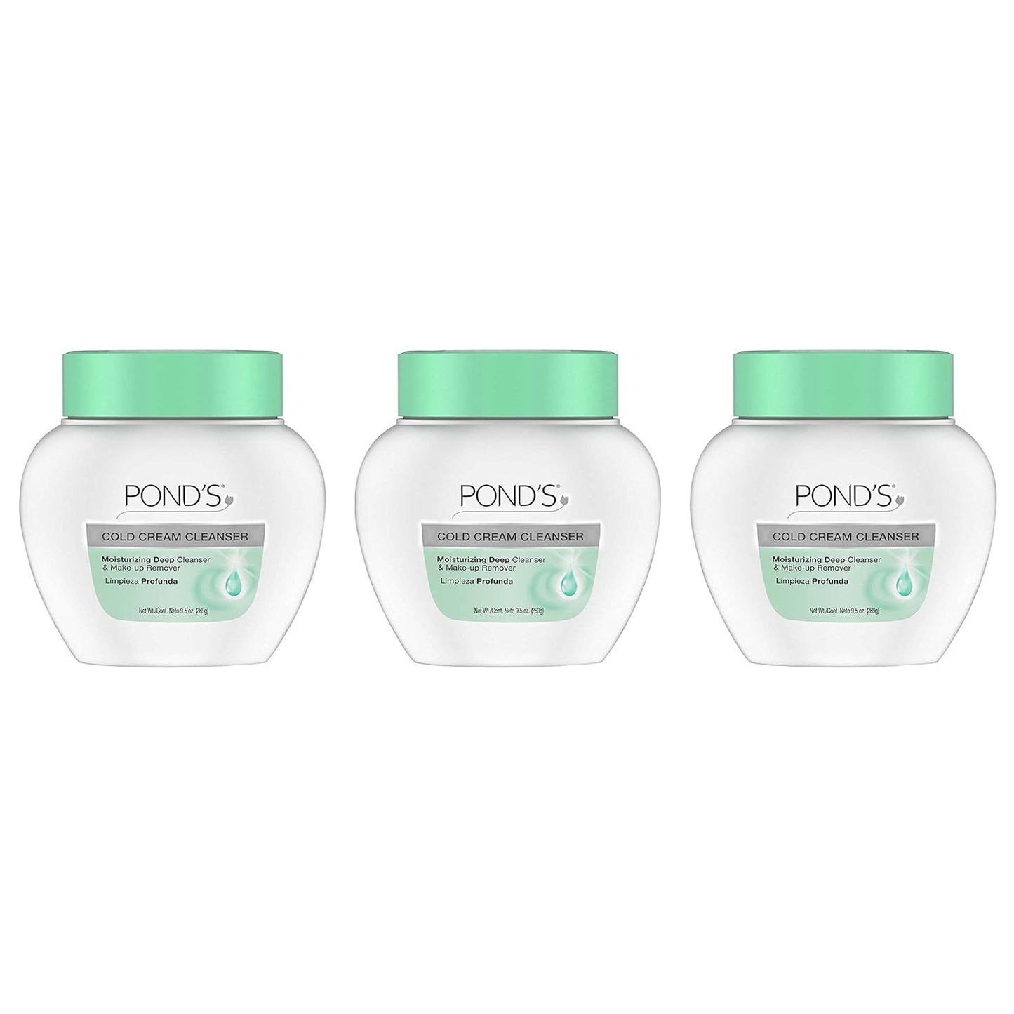 Pond's Makeup Remover Cold Cream, 9.5 Ounce (Pack of 3)