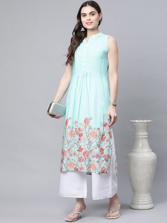 Ahalyaa Women Floral Printed Kurta