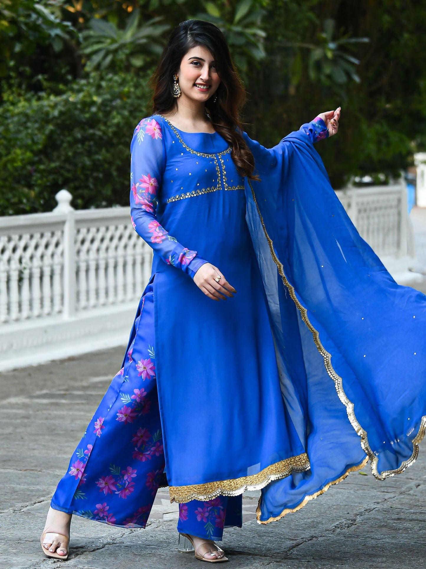 Urbanstree Mughal E Azam Suit (Set of 3)