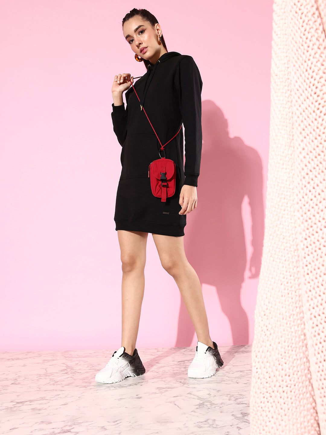 All about you Hooded Jumper Dress