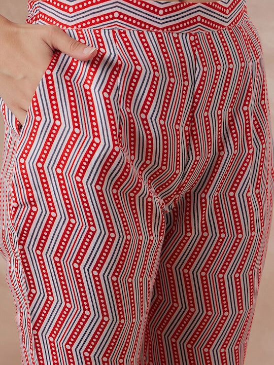 All about you Floral Printed Regular Sequinned Embroidered Kurta With Trousers & Dupatta