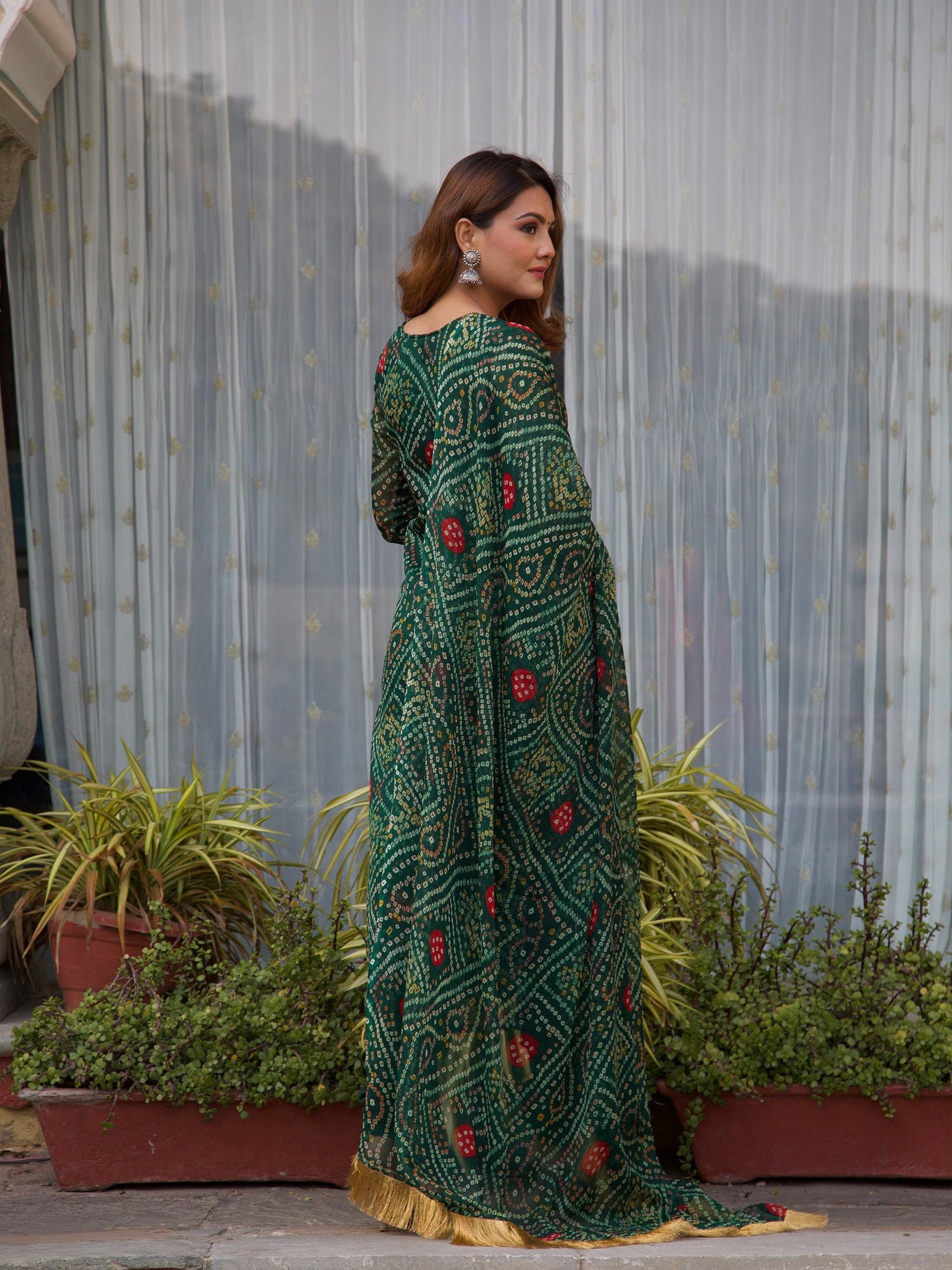 ONEWE INDIA Urvi Bandhani Set (Set of 3)