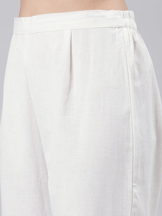 Readiprint Fashions Women Pure Cotton Kurta with Trousers & With Dupatta