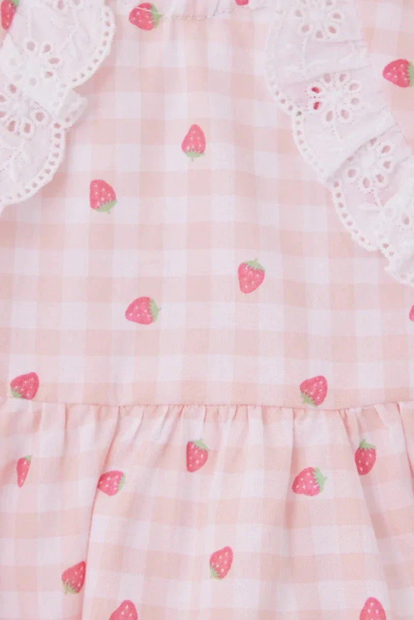 Strawberry Infant Woven Tunic Set