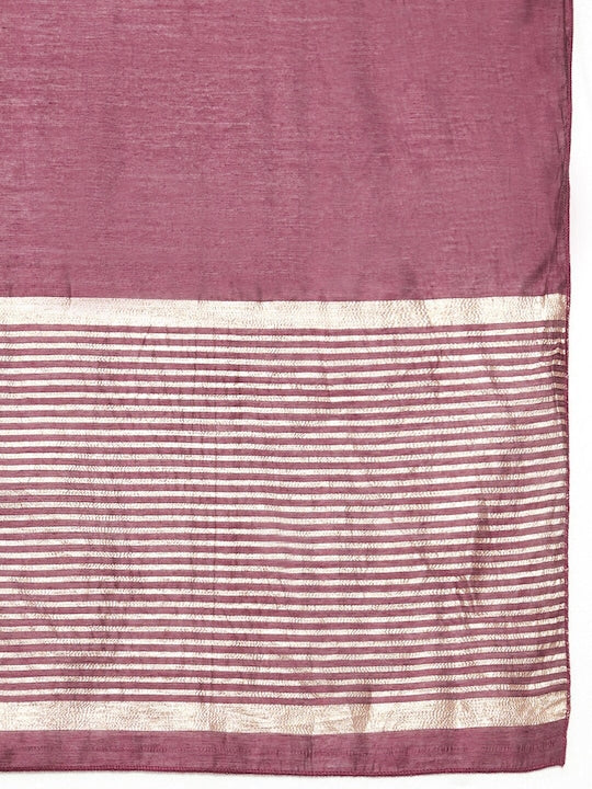 IMARA Floral Printed Sequinned Detail Kurta & Trousers With Dupatta