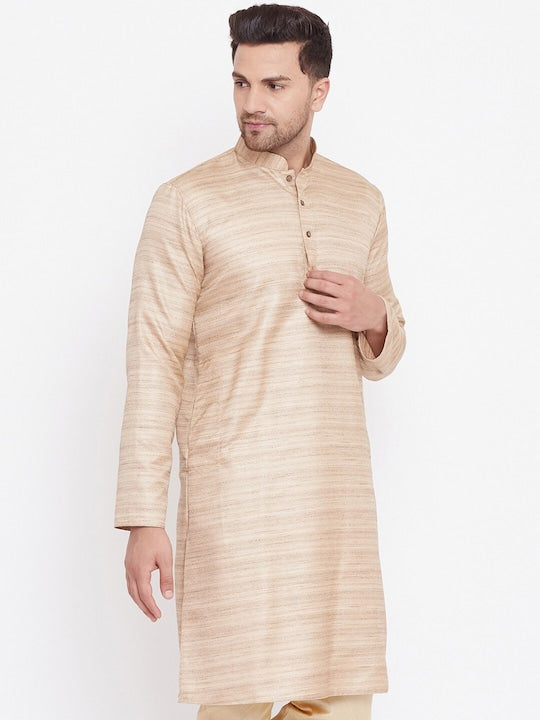 Vastramay Men Beige Kurta