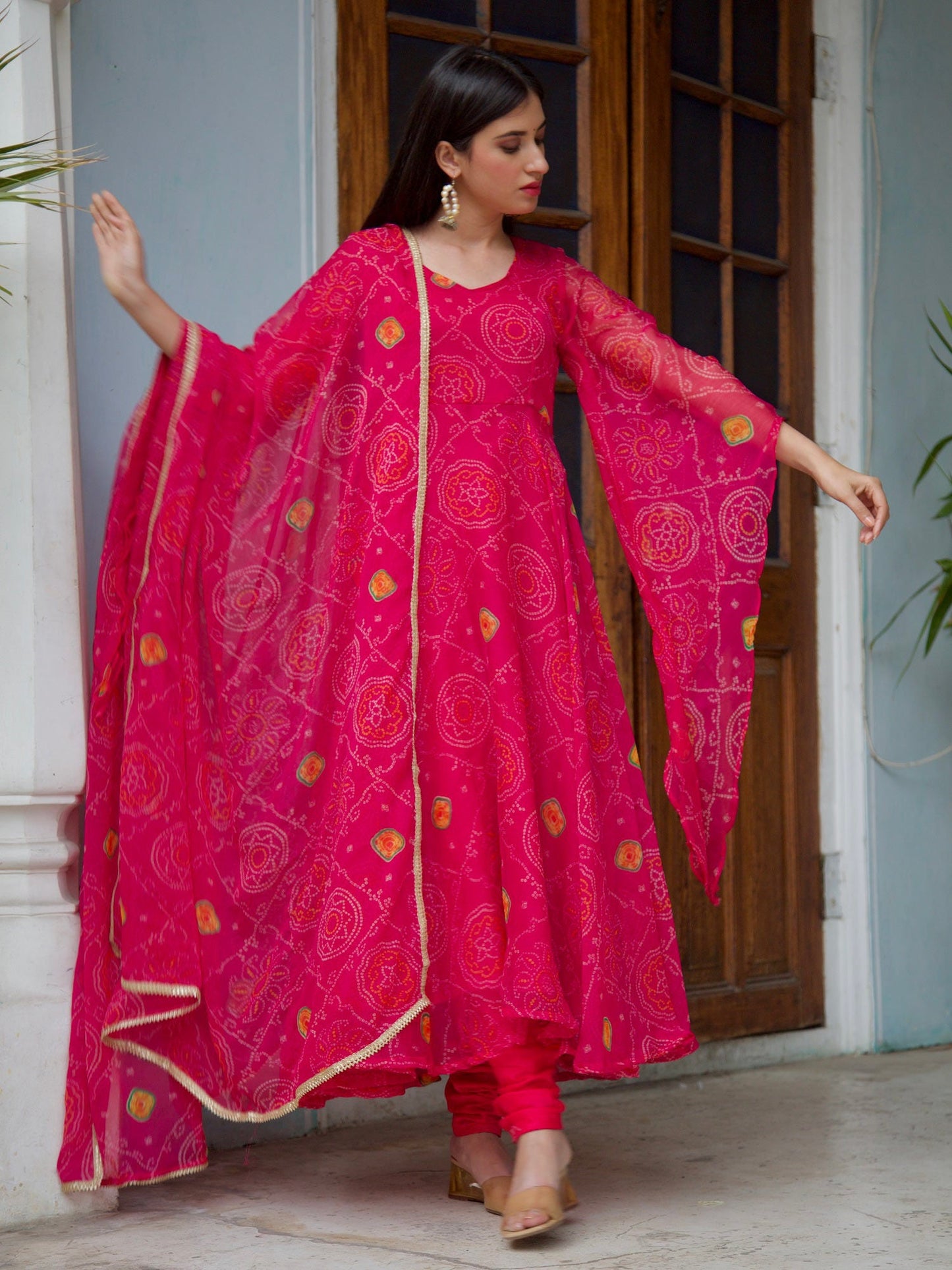 ONEWE INDIA Amba Bandhani Set (Set of 3)