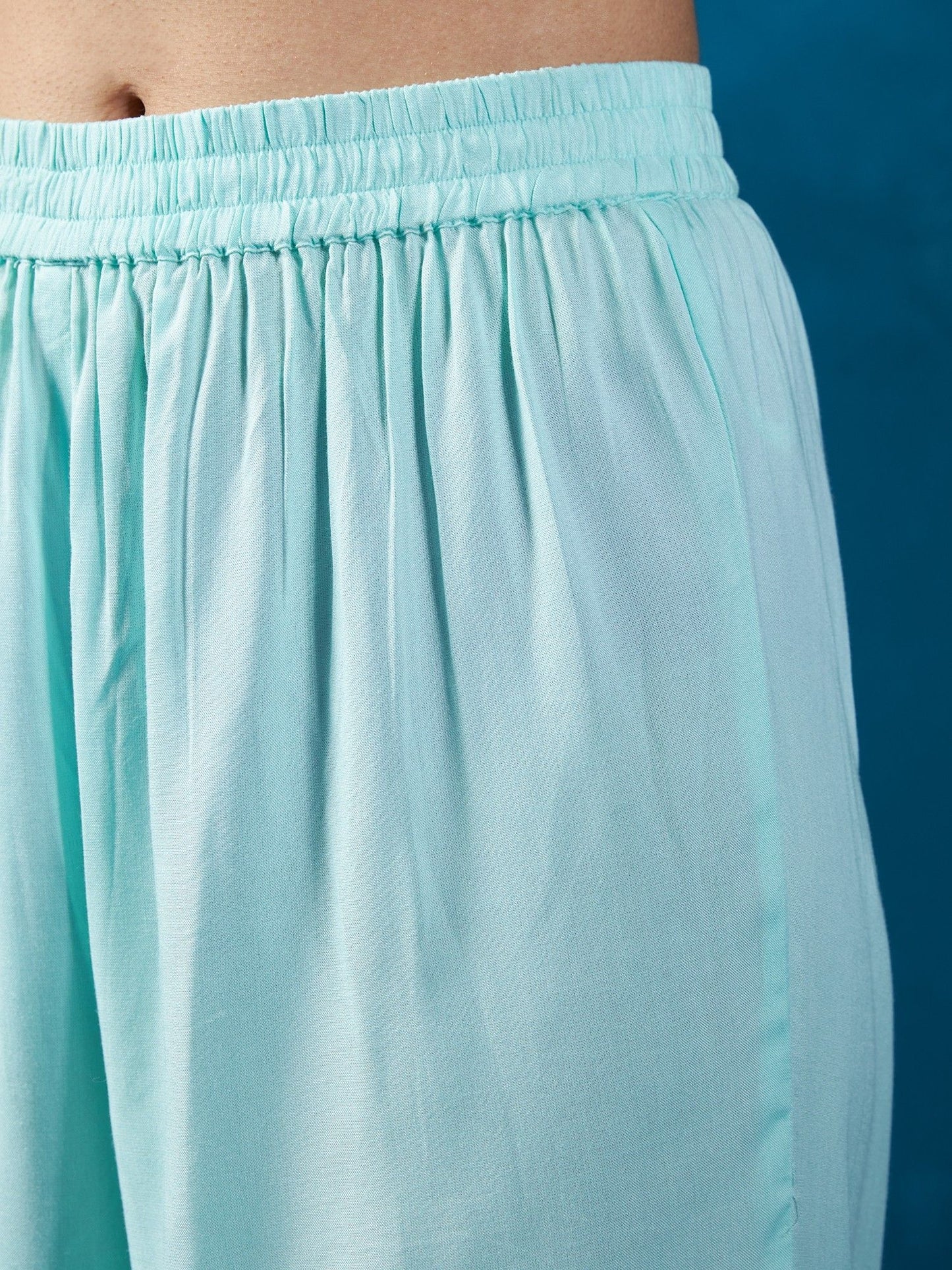 Likha Navy Blue Chintz Floral Co-Ord Set LIKSKD319 (Set of 2)