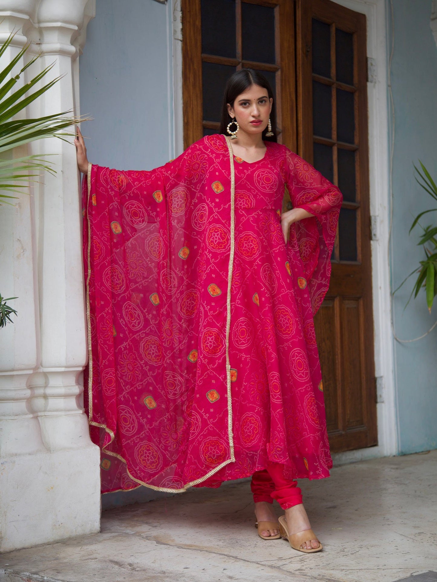 ONEWE INDIA Amba Bandhani Set (Set of 3)