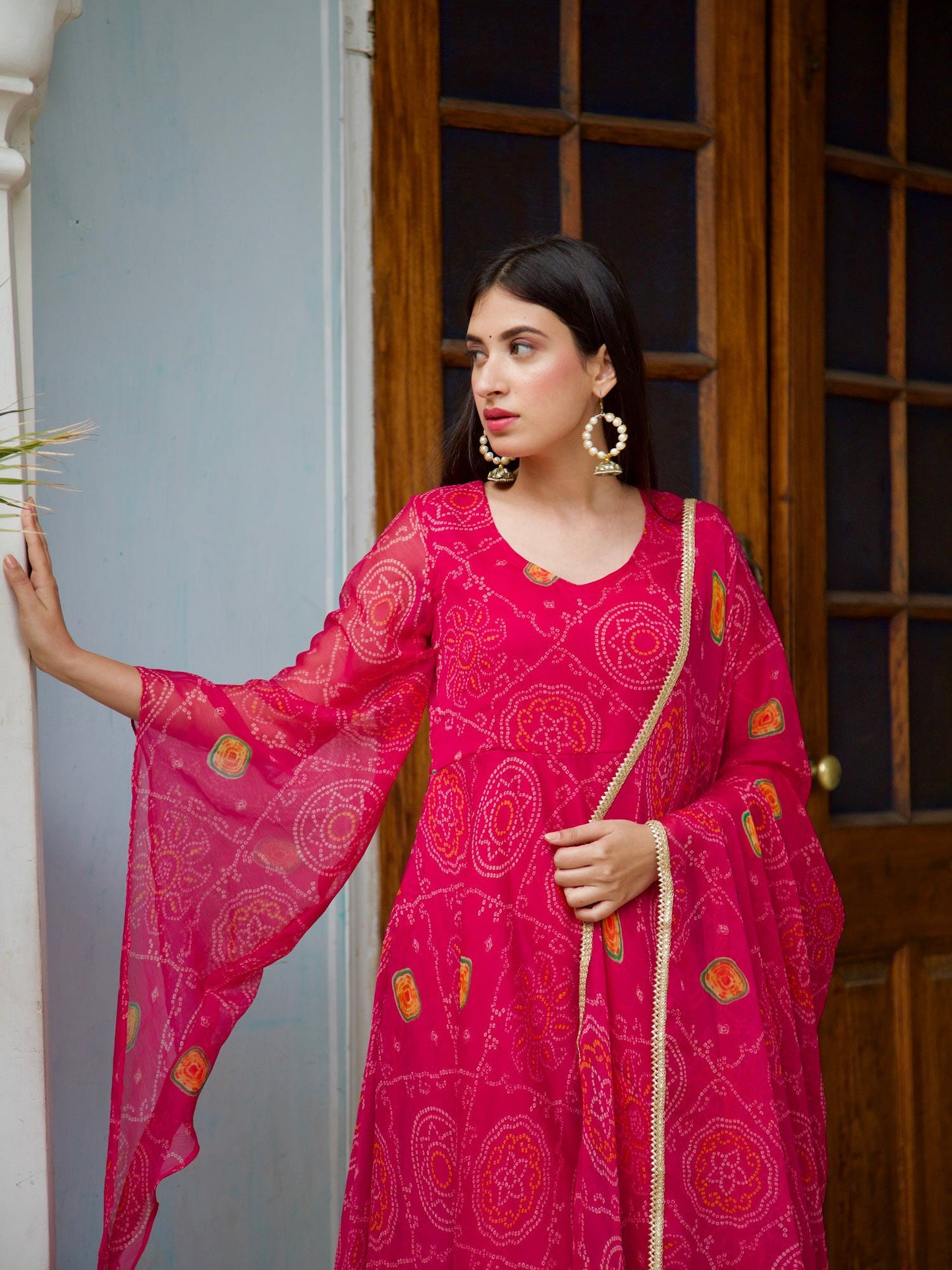 ONEWE INDIA Amba Bandhani Set (Set of 3)