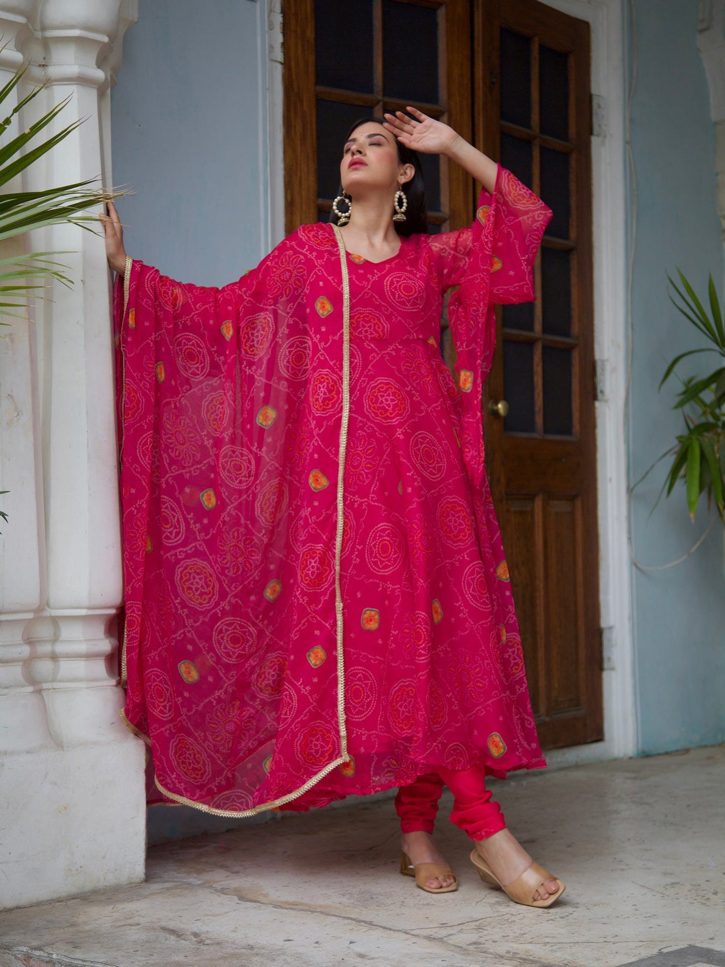 ONEWE INDIA Amba Bandhani Set (Set of 3)