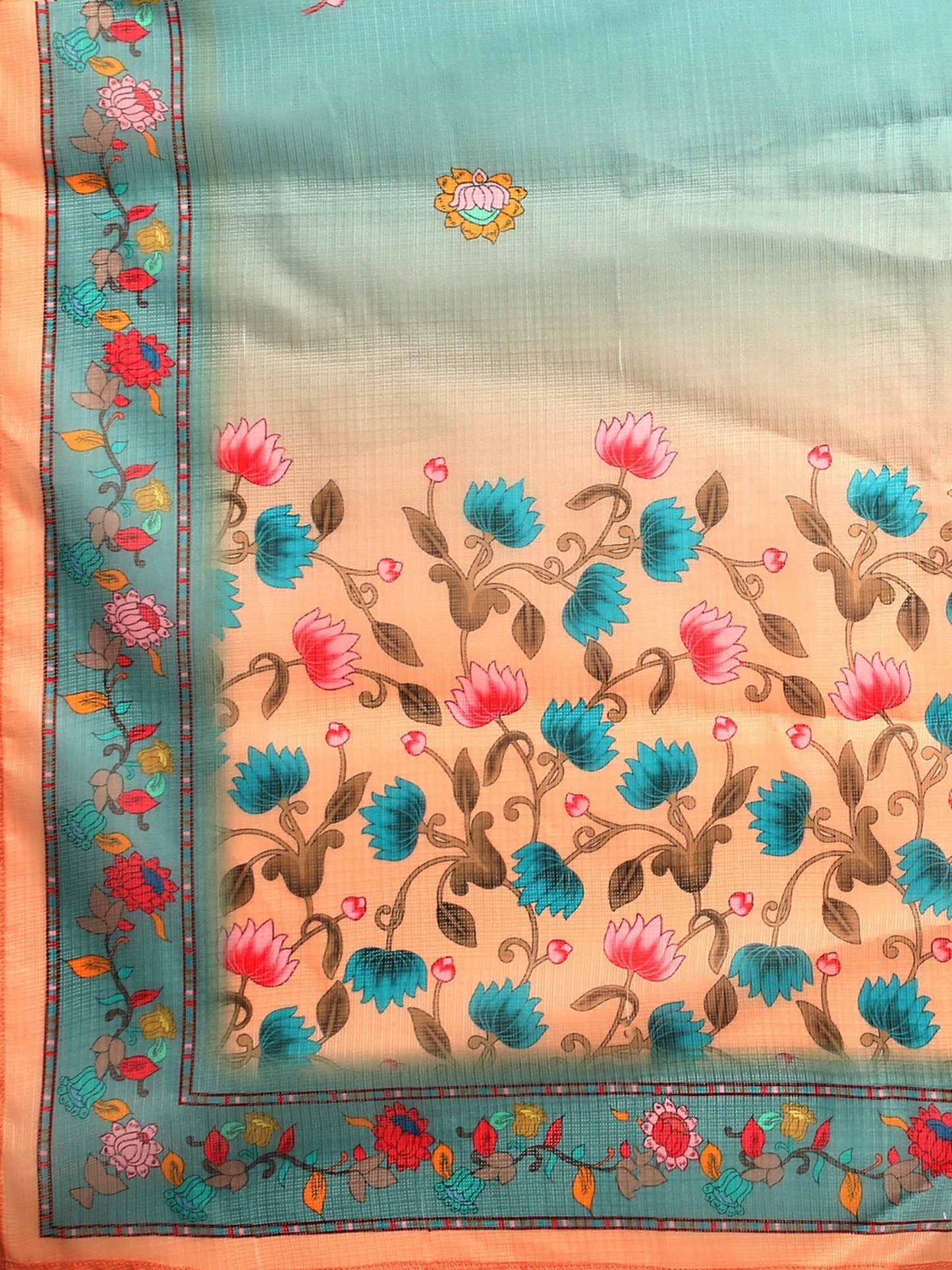 Heeposh Women Embroidered Straight Kurta with Doriya Printed Dupatta (Set of 3)