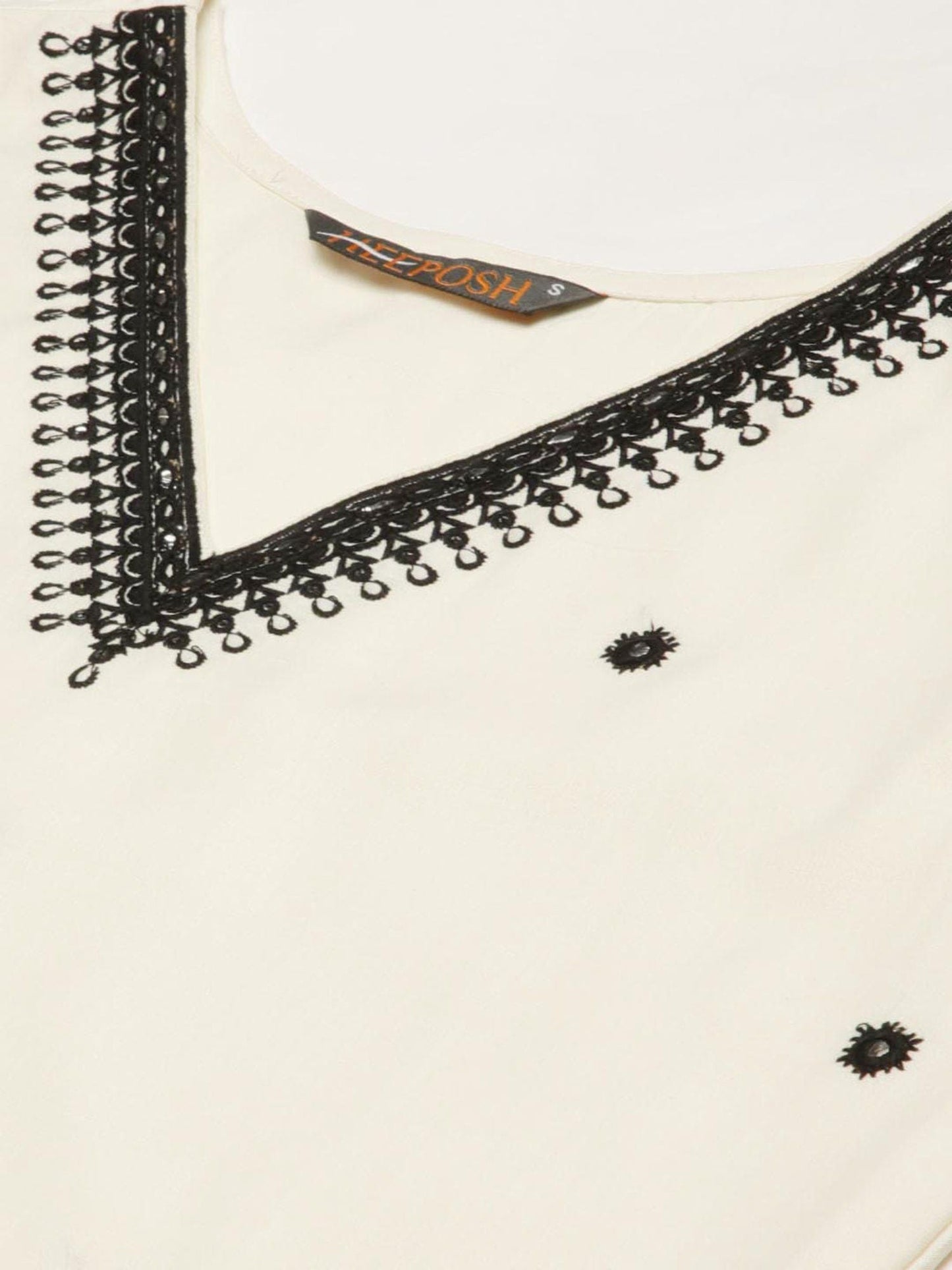 Heeposh Women's Straight Kurta with Organza Dupatta (Set of 3)