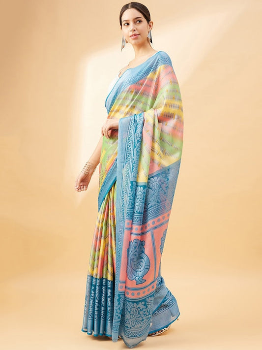 All about you Leheriya Saree