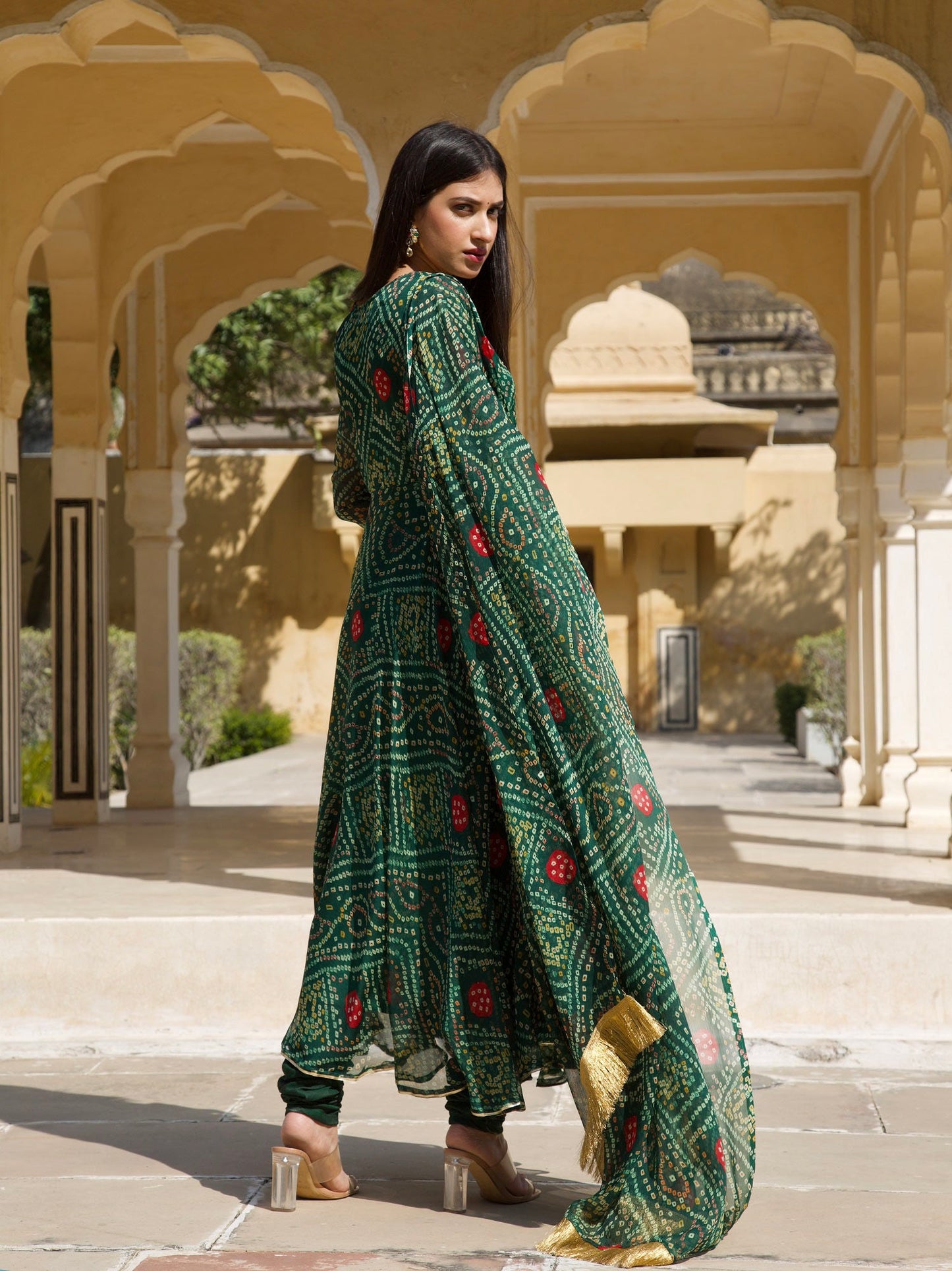 ONEWE INDIA Heera Bandhani Set (Set of 3)