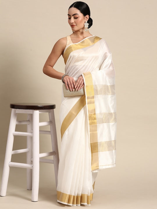 Silk Land Zari Kasauv Saree