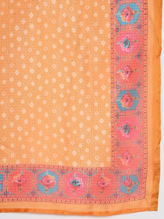 AKS Printed Ready To Wear Lehenga & Blouse With Dupatta