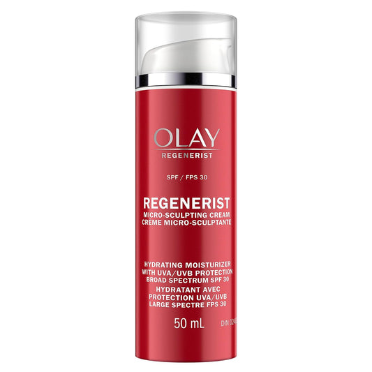 Olay Face Moisturizer Regenerist Microsculpting Cream WithÊSPF 30ÊSunscreenÊand Vitamin E for Advanced Anti-Aging, 50ml