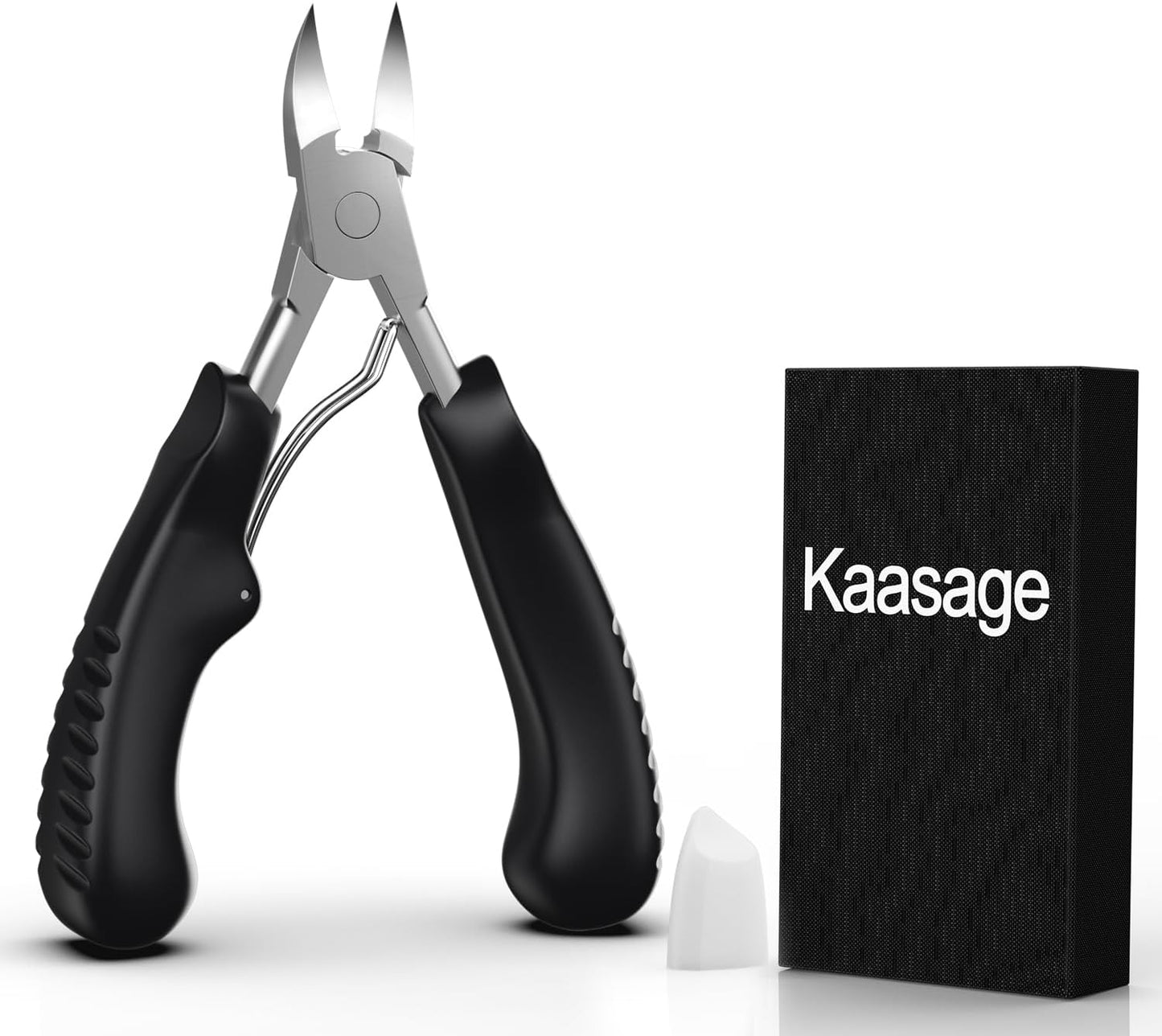 Nail Clippers for Thick & Ingrown Toenails - Sharp Curved Blade & Non-Slip Handle -Toenail Clippers for Men, Women, and Seniors - Professional Heavy-Duty Pedicure Tool Gift