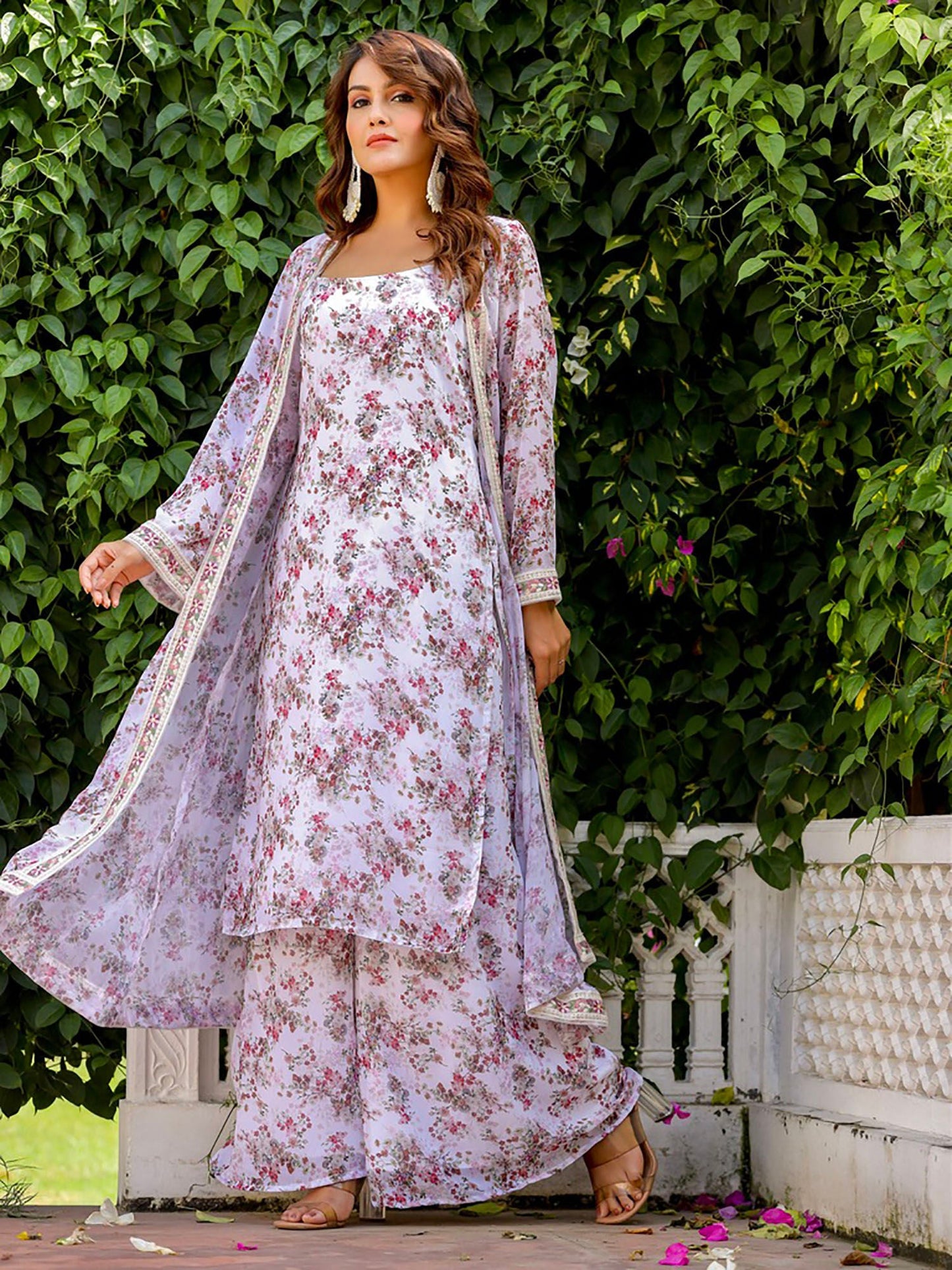 ONEWE INDIA Nargis Suit (Set of 3)