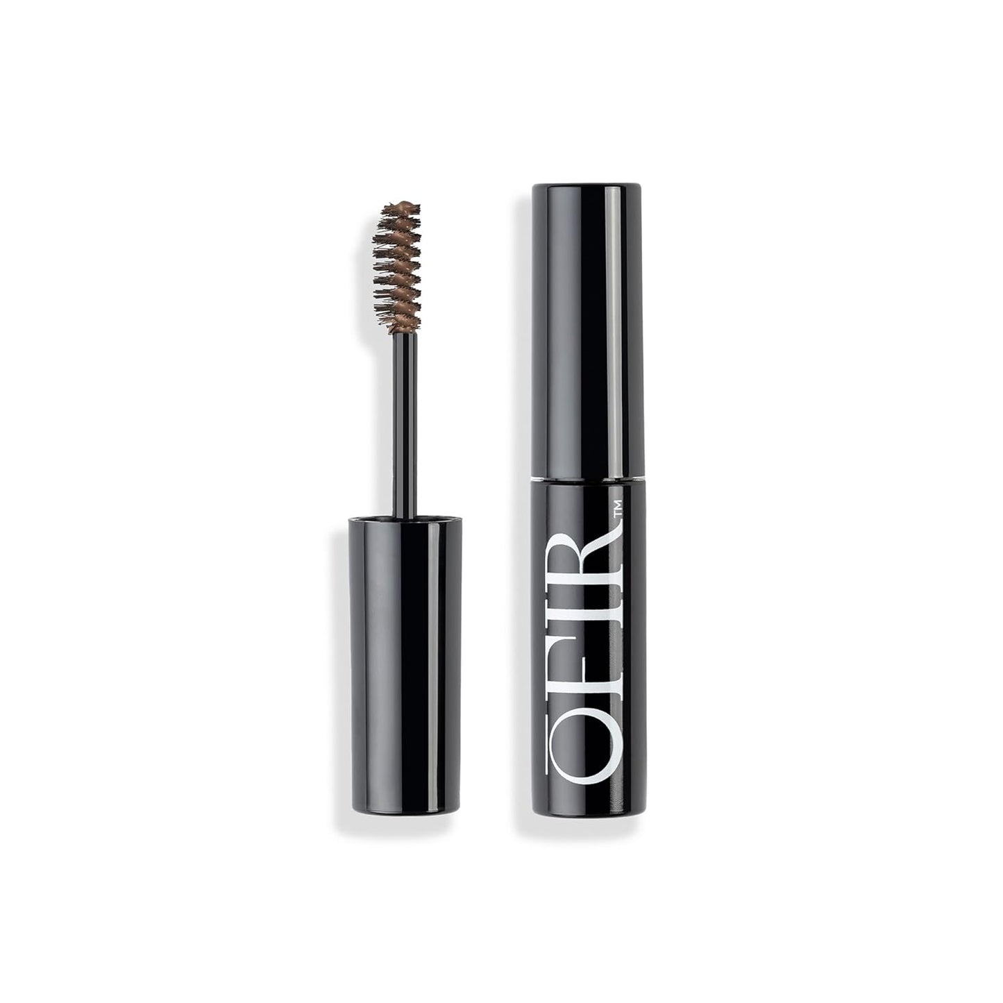 OFIR Brow Shaper Fiber Brow Gel | Vegan | Water-Resistant | Reduces Flaking (Chocolate - Dark Brown)