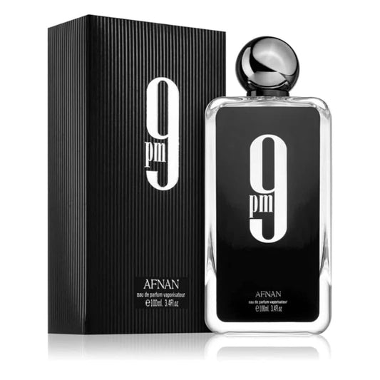 CHAKOO AFNAN 9PM EAU DE PARFUM SPRAY FOR MEN 3.4 Oz / 100 ml