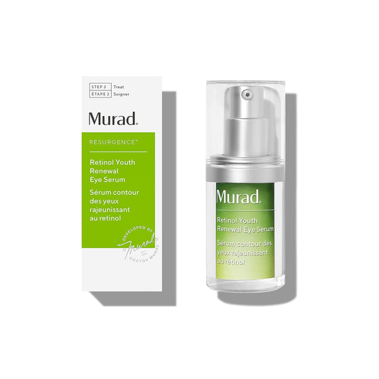 Murad Retinol Youth Renewal Eye Serum - Resurgence Reduces CrowÕs Feet and Under Eye Lines and Wrinkles - Gentle Anti-Aging Hydrating Hyaluronic Acid Treatment Backed by Science, 0.5 Fl Oz