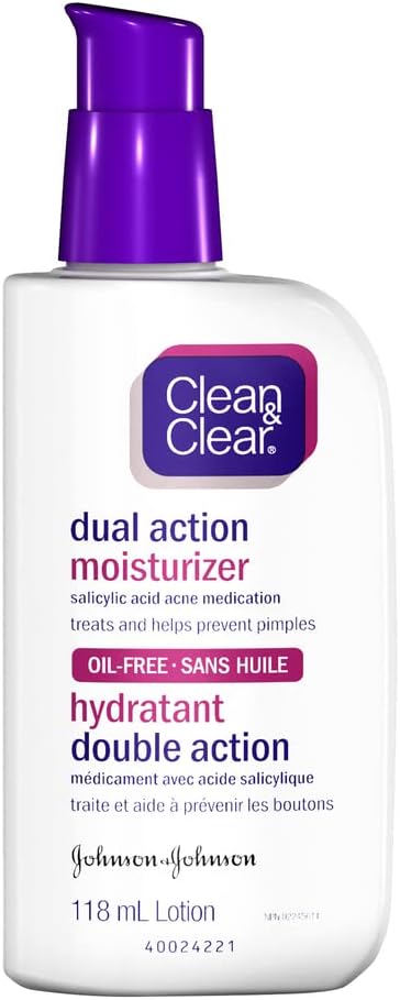 Clean & Clear Oil-Free Dual Action Moisturizer 118ml/3.93oz
