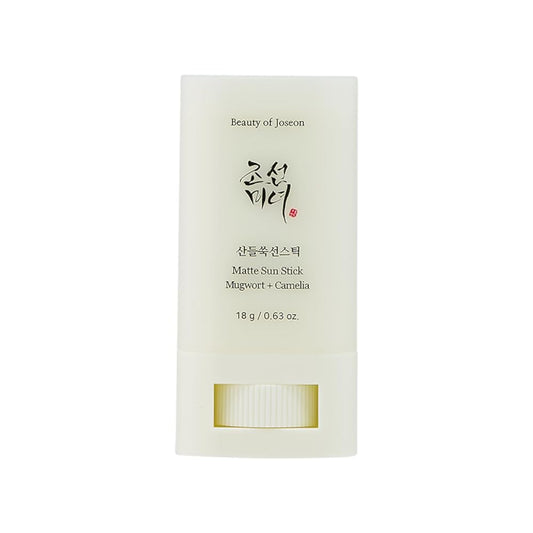 Matte sun stick : Mugwort+Camelia(18g, 0.63oz) (SPF50+ PA++++) | Korean Skincare | Facial Moisturizer with SPF | No White Cast | Strong UV Protection | Non Greasy