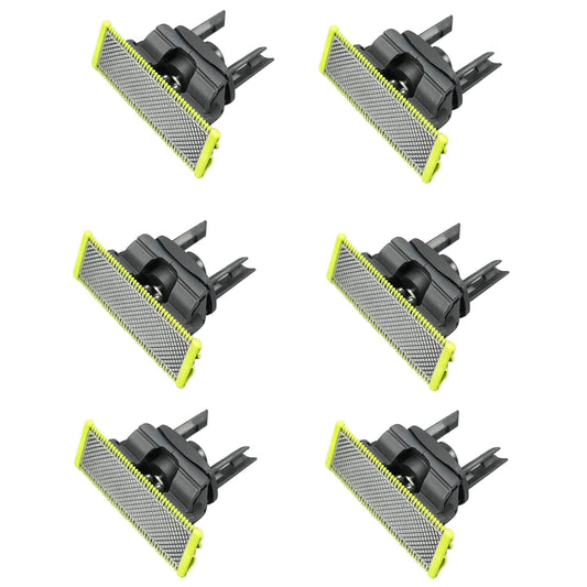 EELEAN Shavers Replacement Heads Compatible with Philips Norelco One 1 Blade, 6 pcs-Q1