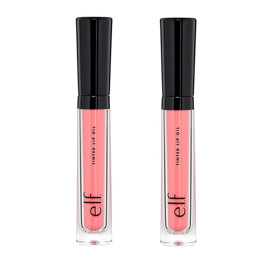 e.l.f. Pack of 2 Tinted Lip Oil, Coral Kiss 82432