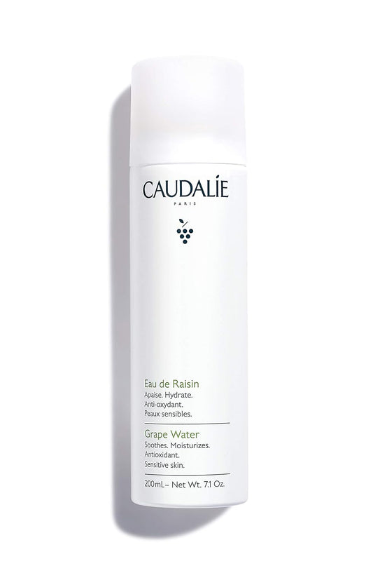 Caudalie Grape Water Face Mist, Soothing Organic Facial Spray for Sensitive Skin, Dermatologically tested and Fragrance-free