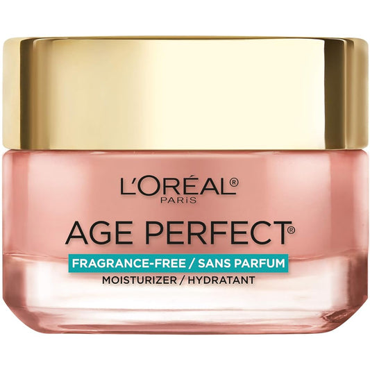 LÕOrŽal Paris Age Perfect Rosy Tone Anti-Aging Face Moisturizer, Renew & Revive Healthy Tone, Fragrance Free, 1.7 oz