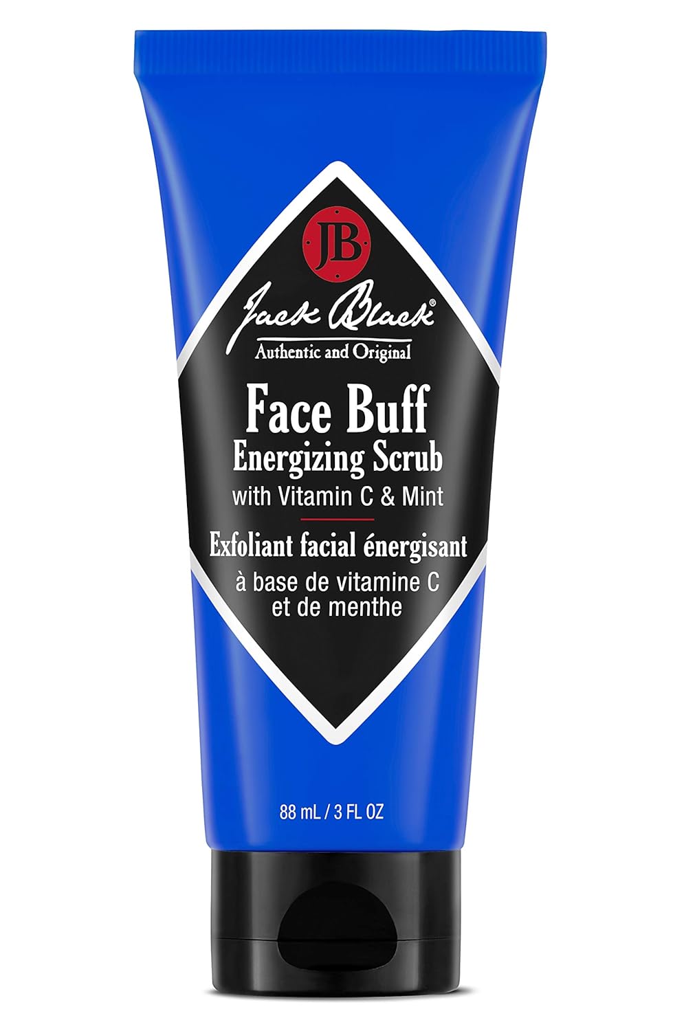 Jack Black Face Buff Energizing Scrub, Deep Cleaning Pre-Shave Cleanser, MenÕs Facial Scrub, Remove Oil, Dirt & Dead Skin, MenÕs Cleanser, Hydrating Skincare