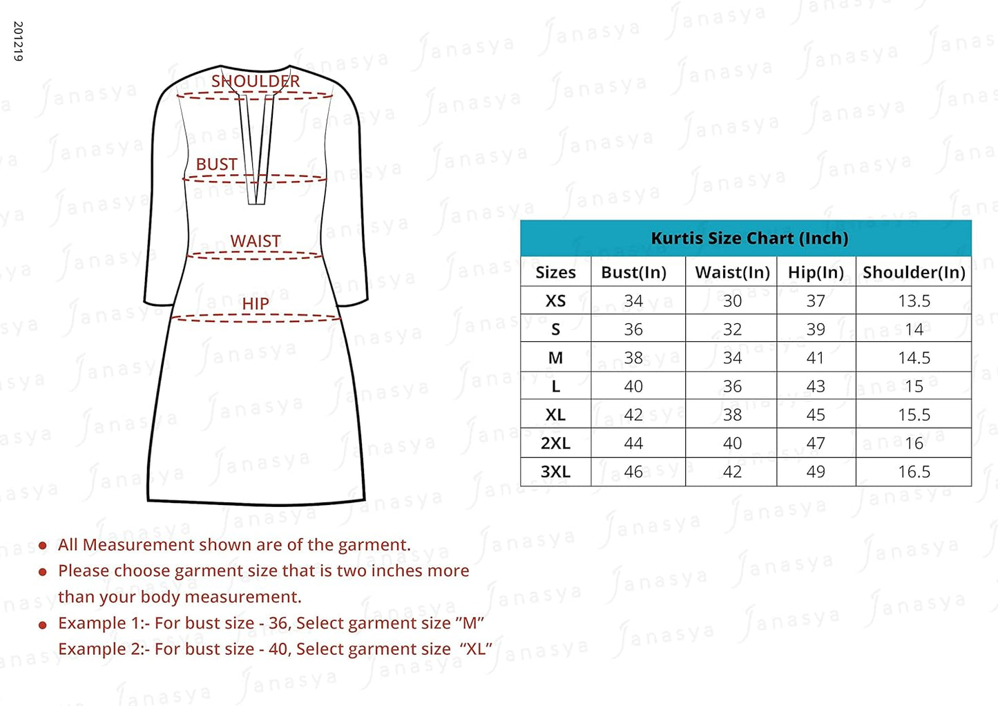 Janasya Women's Blue Cotton Ethnic Motifs Flared Kurta