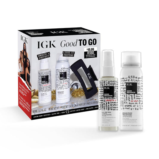 IGK Good To Go Smoothing Travel Kit