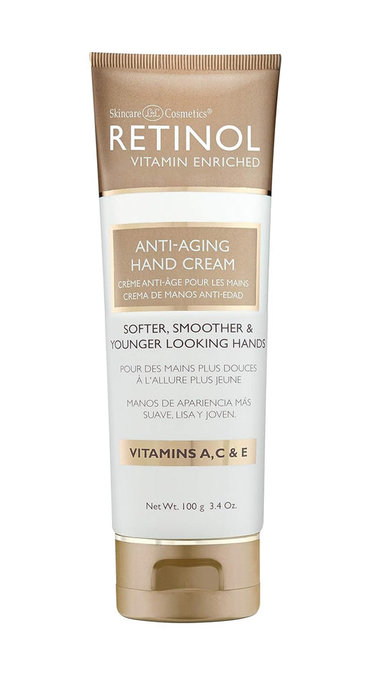 Retinol Anti-Aging Hand Cream Ð The Original Retinol Brand For Younger Looking Hands ÐRich, Velvety Hand Cream Conditions & Protects Skin, Nails & Cuticles Ð Vitamin A Minimizes AgeÕs Effect on Skin