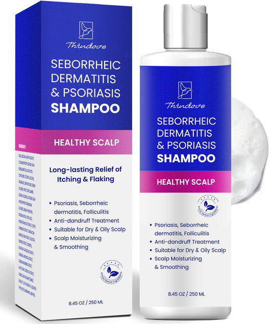 Rejopes Psoriasis & Seborrheic Dermatitis Shampoo: Psoriasis Scalp Treatment - Folliculitis Shampoo - Antifungal Shampoo - Itchy & Flaky & Dry Scalp Shampoo - Dandruff Shampoo & Treatment
