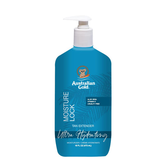 Australian Gold Moisture Lock Tan Extender Lotion, Enriched with Vitamin E & Aloe Vera, Cocoa Dreams Fragrance, 16 Fl oz_